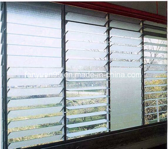 5mm Louver Glass Dull Edge/Obcure Louver Glass/Bronze Louver Glass/ Blue Louver Glass Supplier
