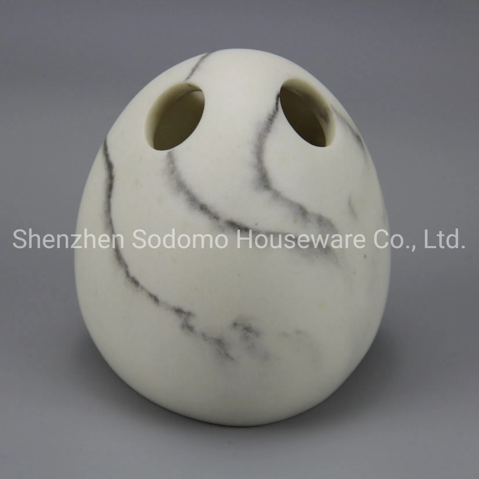 Top Sale Resin Bathroom Toothbrush Holder (BP1532-WMA)