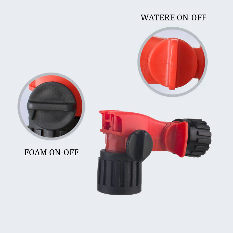 PP Multi-Scence Hose End Sprayer Nozzle Eco-Friendly Foam Sprayer for Garden Fertilizer