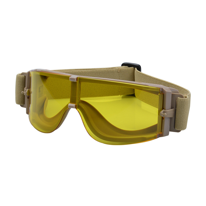 Factory Direct Sales Goggles Tactical Glasses Explosion-Proof Anti-Shock Field Windproof Dustproof Goggles