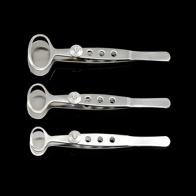 Professional Medical Grade Stainless Steel Chalazion Clamp Ultra-Smooth Blunt Tip Ergonomic Anti-Slip Grip for Safe Eye Care