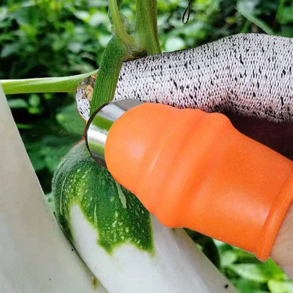 Thumb Knife for Harvesting Fruits and Vegetables Garden Utility Cutting Tool Wbb15805