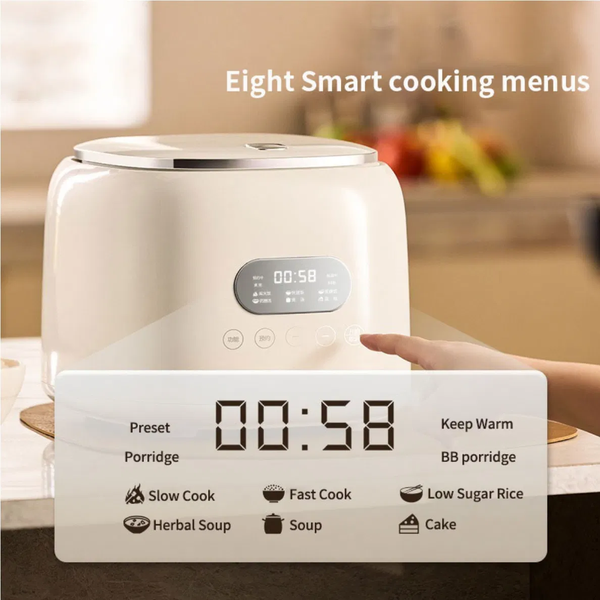 Long-Lasting Time-Saving Time-Saving Low Sugar Rice Function Multi-Cooker