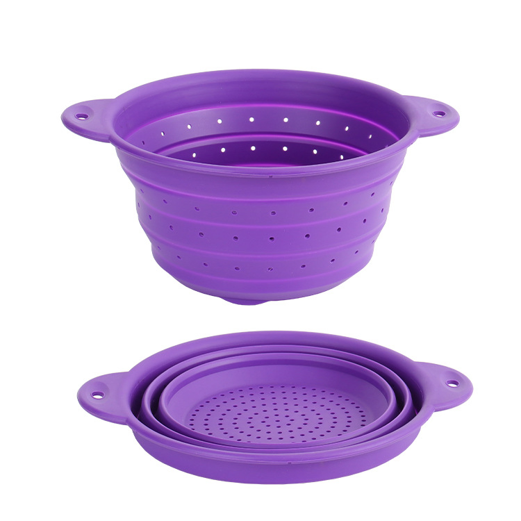 Collapsible Colander with Foldable Basket for Kitchen Efficiency