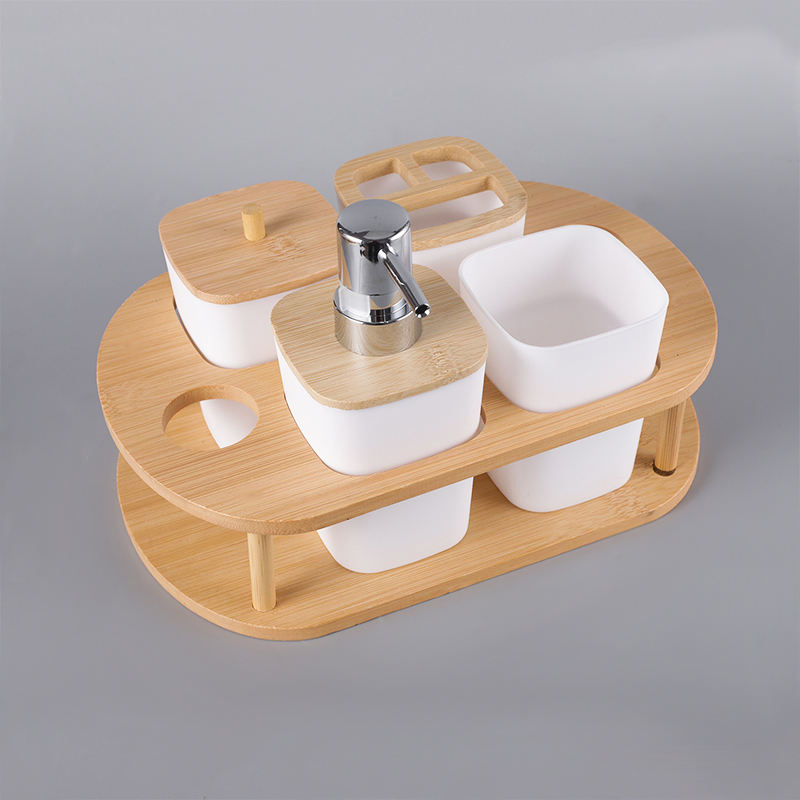 The Bathroom Elegant Bathroom with Soap Dispenser Set Bathroom Accessories Items Household Bathroom