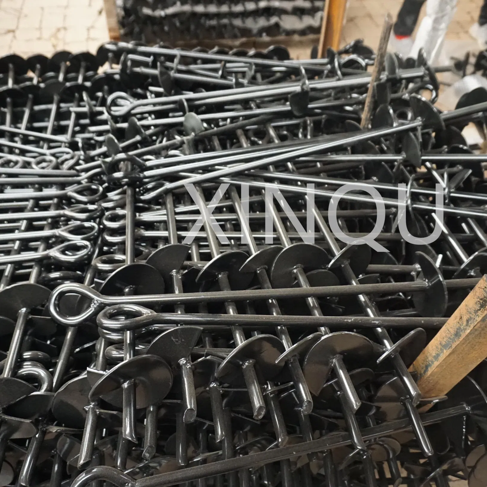 Грунтовая анкерная плита с квадратным основанием