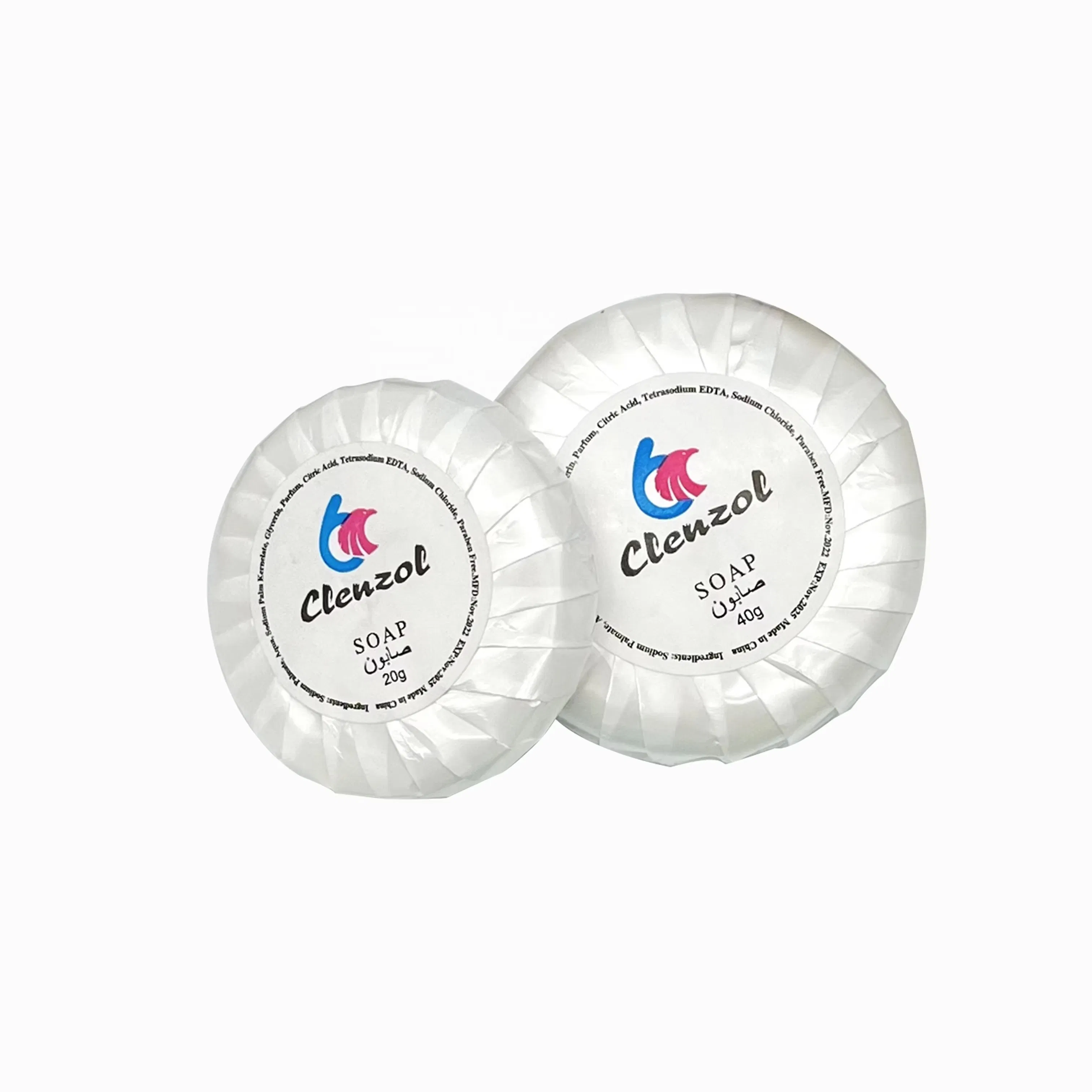 Custom Logo Luxury Round Mini 40 Gram Round Hotel Soap