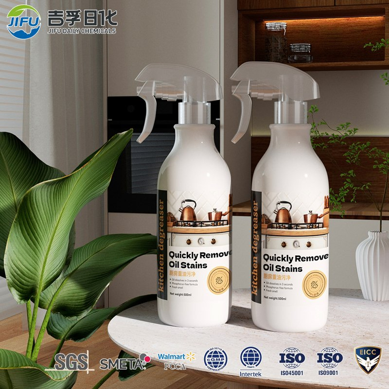 Factory Direct High Quality Powerful & Efficient Kitchen Cleaner Spray Safe to Use Quick Oil Stain Remover