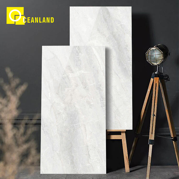 Foshan 750X1500 Factory Gray Big Dining Table Sintered Stone Slabs