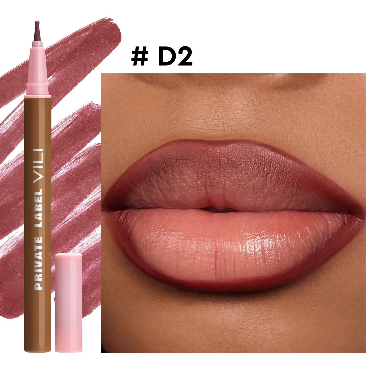 Non Irritating Elegant Appearance OEM/ODM Custom Lipliner for Client Meetings