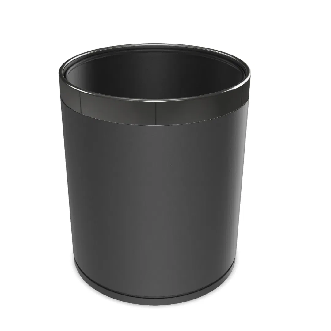 Vegan Fashion Classic Waste Bin Made of Bio-Based Vegan Pineapple Leather