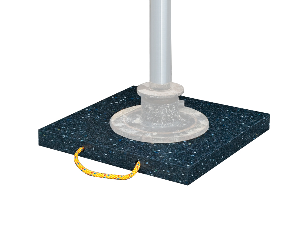 Heavy-Duty HDPE Sheet Crane Outrigger Pads with Customized Logo and Impact Strength