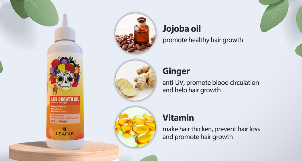 Factory Price Wholesale OEM/ODM 4oz Light Weighted Non-Greasy Revitalize Scalp Hair Growth Oil