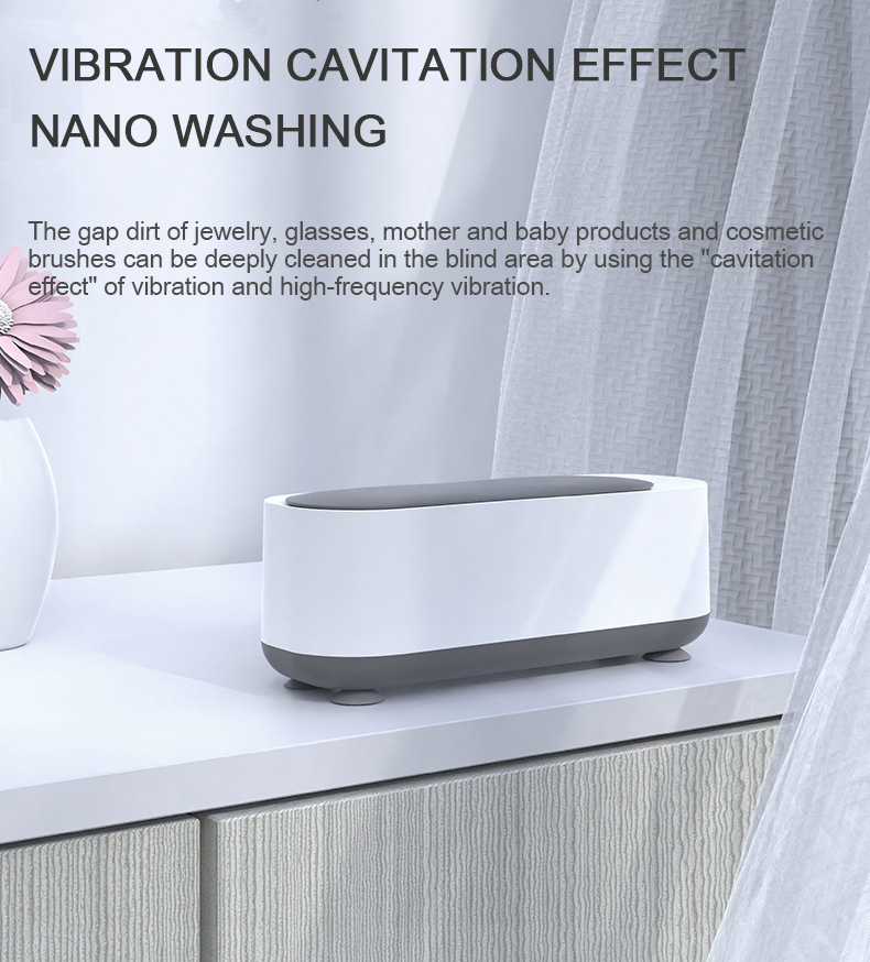 Portable Multifunctional Cleaning Machine Household Cleaning Braces Jewelry Ultrasonic Denture Cleaner
