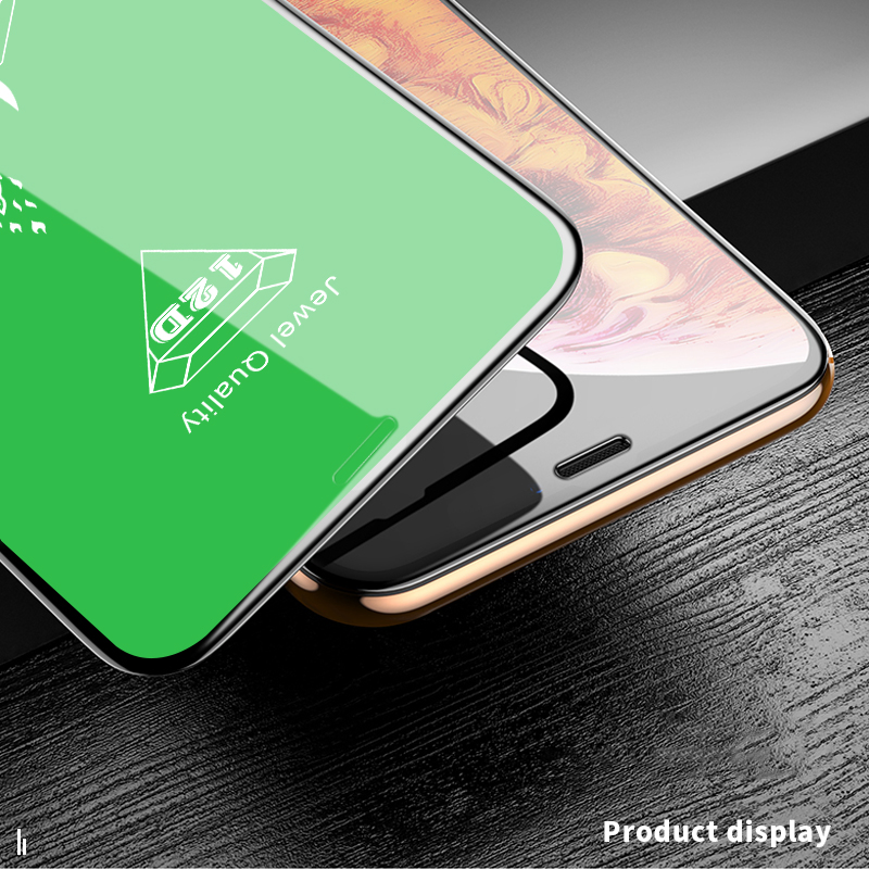 12D Jewel Nano-Glass Film/ Tempered Glass for iPhone X/Xs