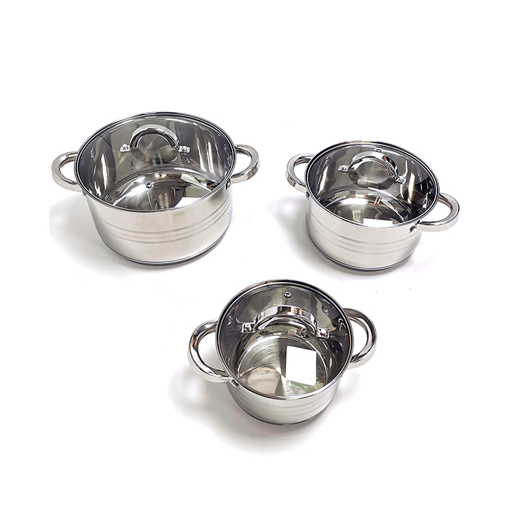 Hot Pot Cooking Set Stainless Steel Cookware Stock Pot