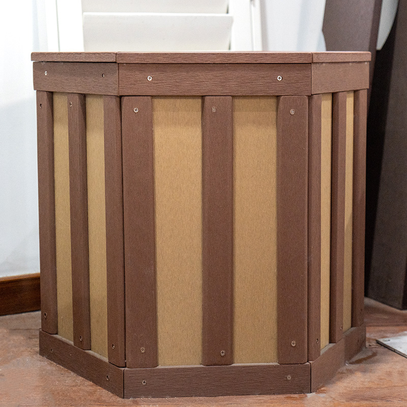 Wood Plastic Garden Pot Planter with WPC Flower Box - P31