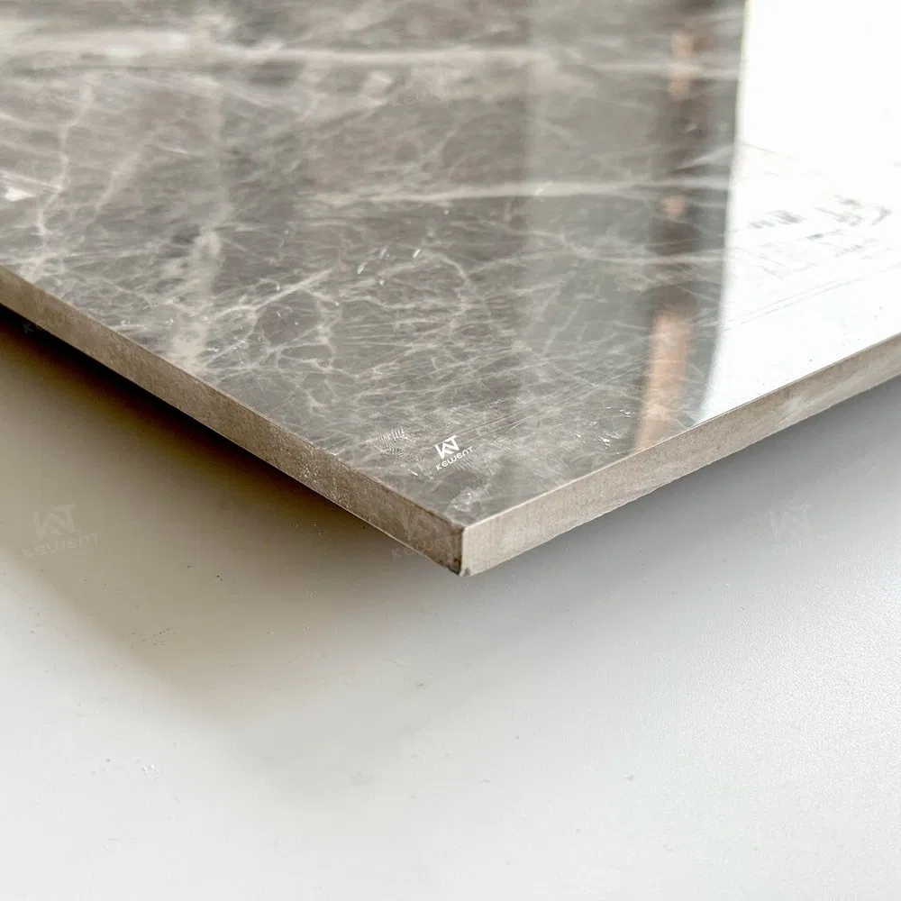 Custom Order 600X1200 Gray Glossy Floor Tiles Grey Glazed Floor Tiles