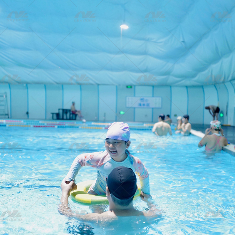 Swimming Air Supported Structure for All Year Round