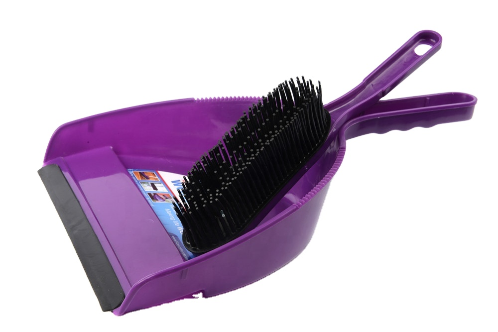 Hair Removal Products Household Cleaning Multipurpose Brush/Scrubber and Dustpan Set
