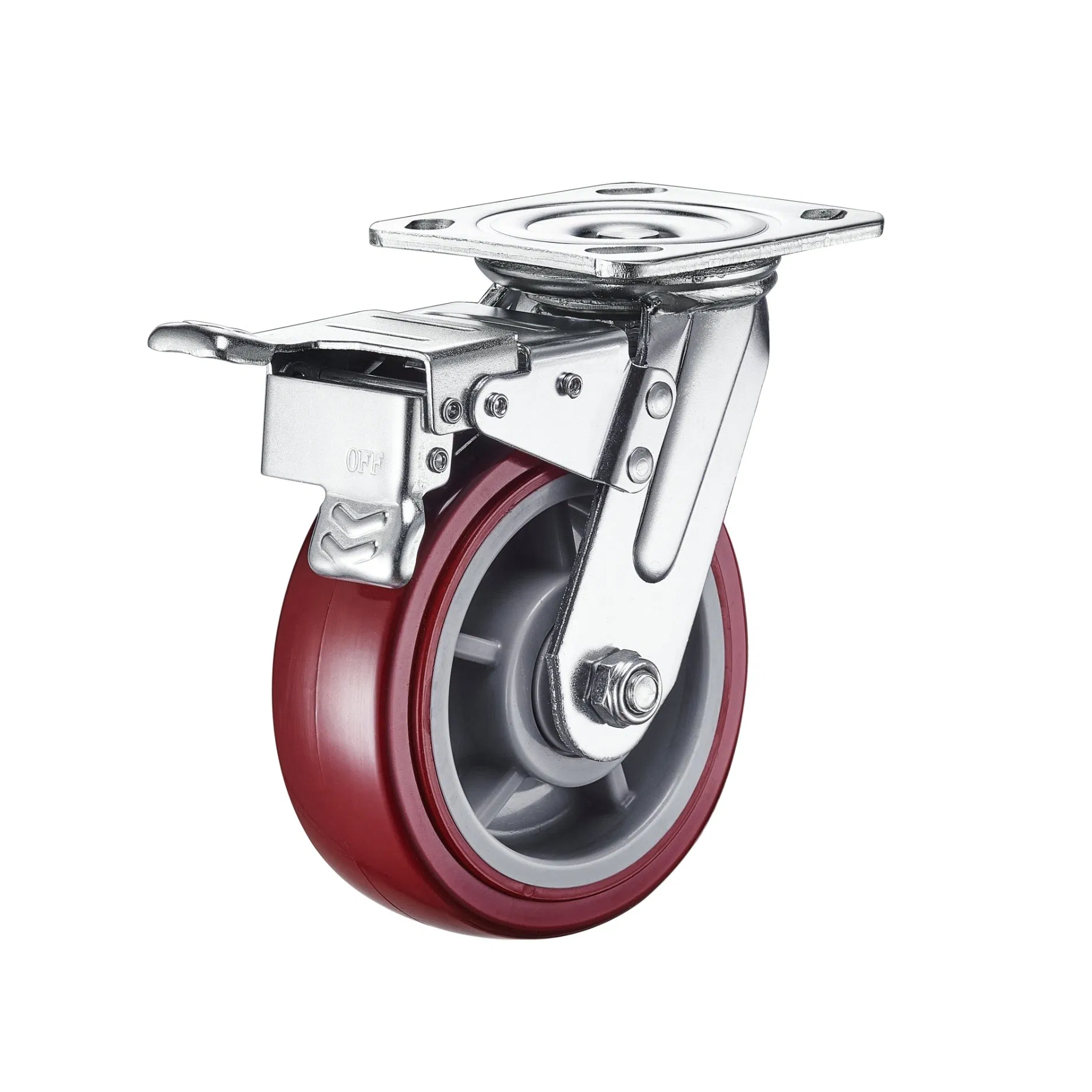 Best Selling 4/5/6/8" Caster Wheel Industrial Castor for Wharf Transportation Equipment