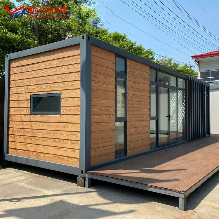 Fast Construction Apartment Swimming Pool Cover Solid Sheet Wood Houses Prefabricated House Product