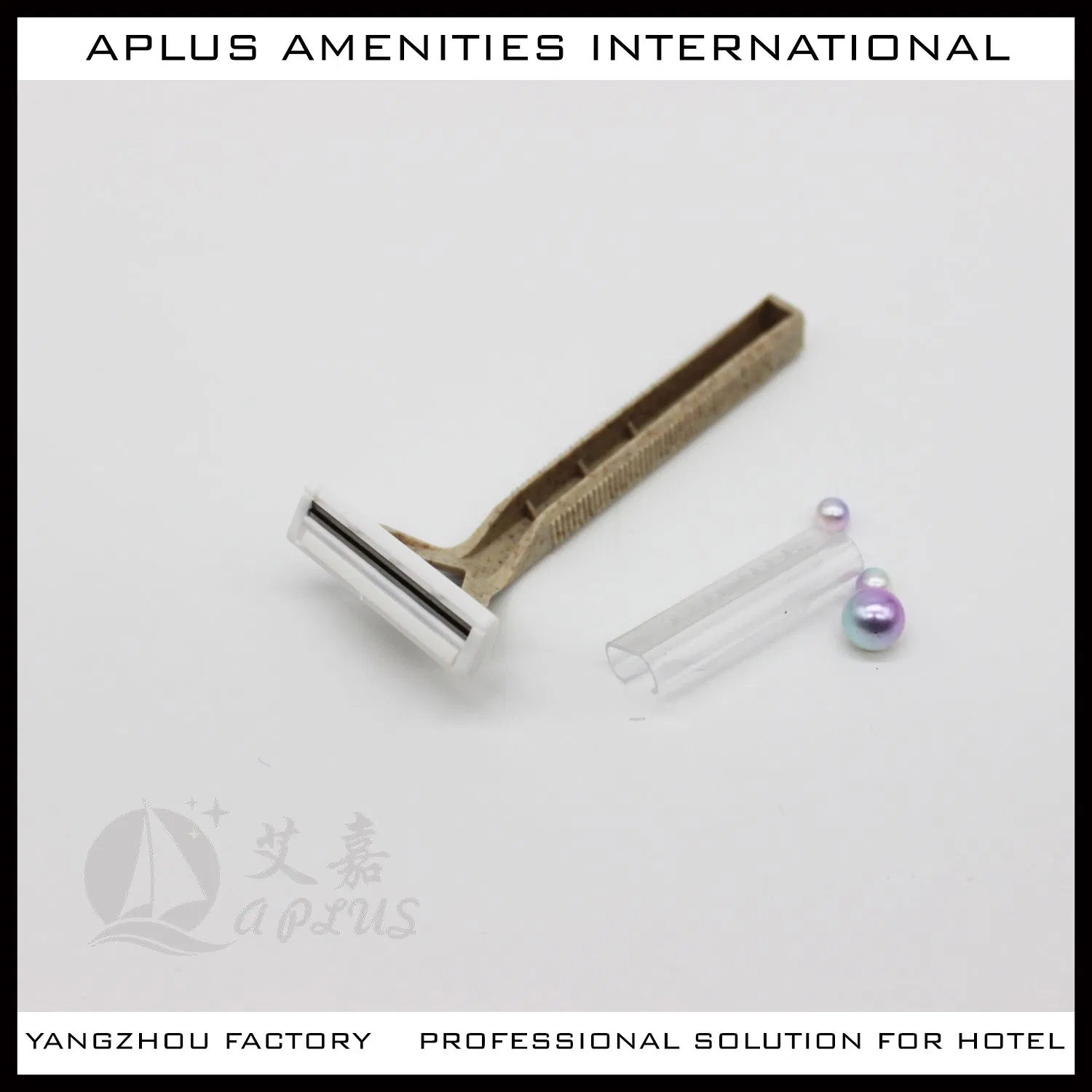 New Item Biodegradable Hotel Wheat Straw Razor Ecological 06