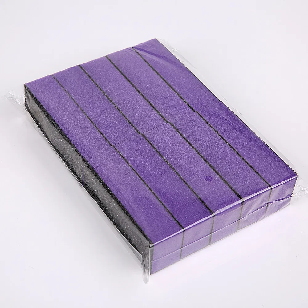 Nail Art Black Sand File Jumping Tofu Block Black Sand File High Elastic