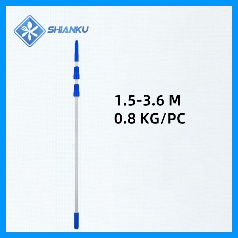 Shianku Industrial Food Grade Extendable Aluminum Cleaning Tools Rods
