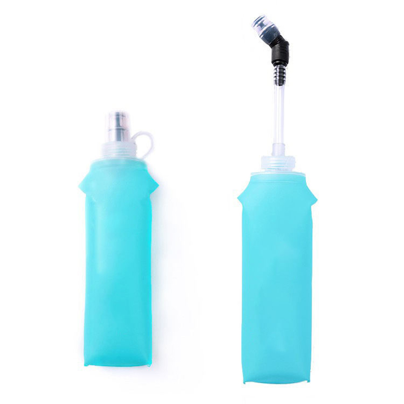 Collapsible Water Bottles TPU Soft Flask Running Bottles BPA-Free