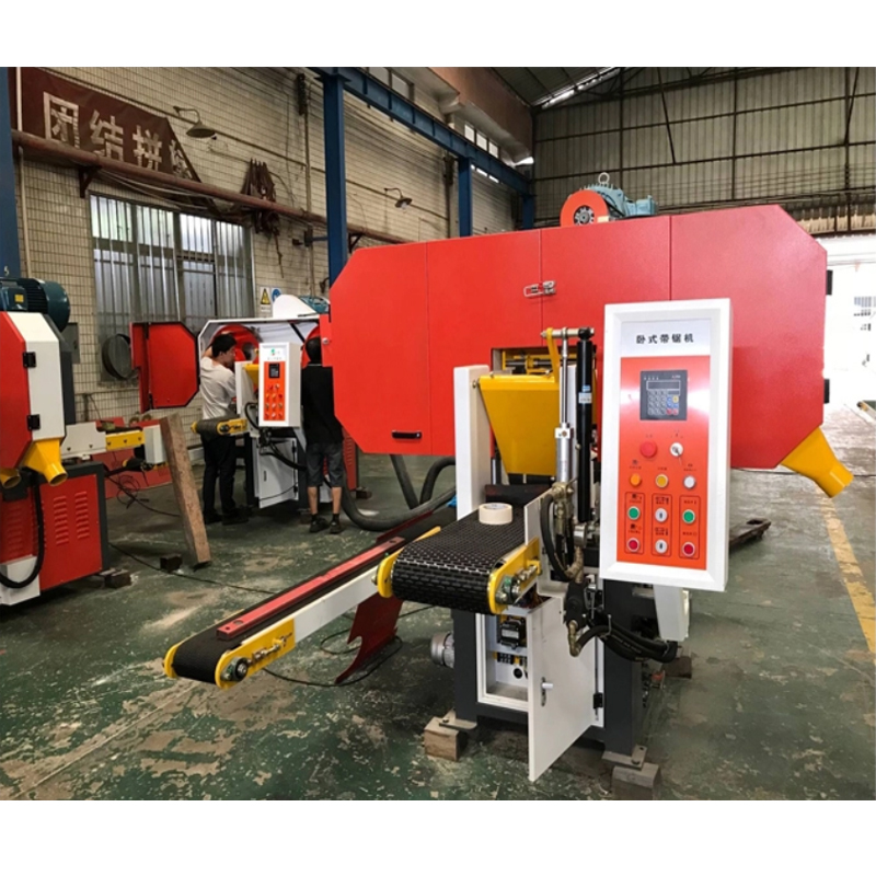 Станок ленточнопильный горизонтальный по дереву промышленный 400 мм