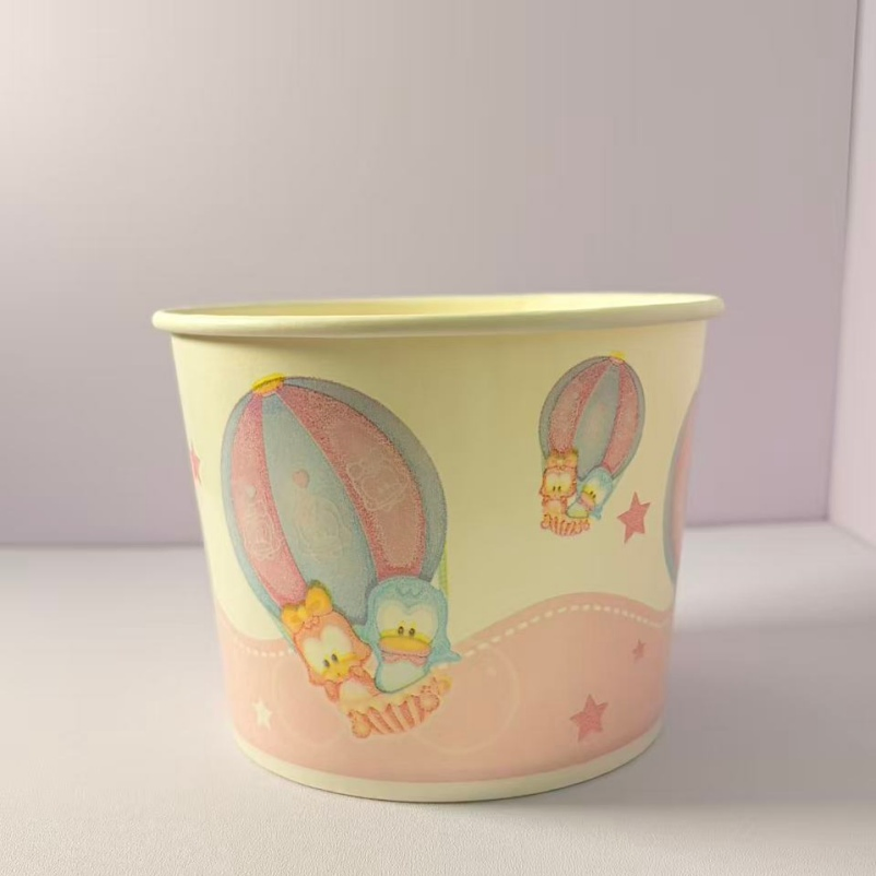 Двухслойный бумажный стакан для супа, без воска и фталатов