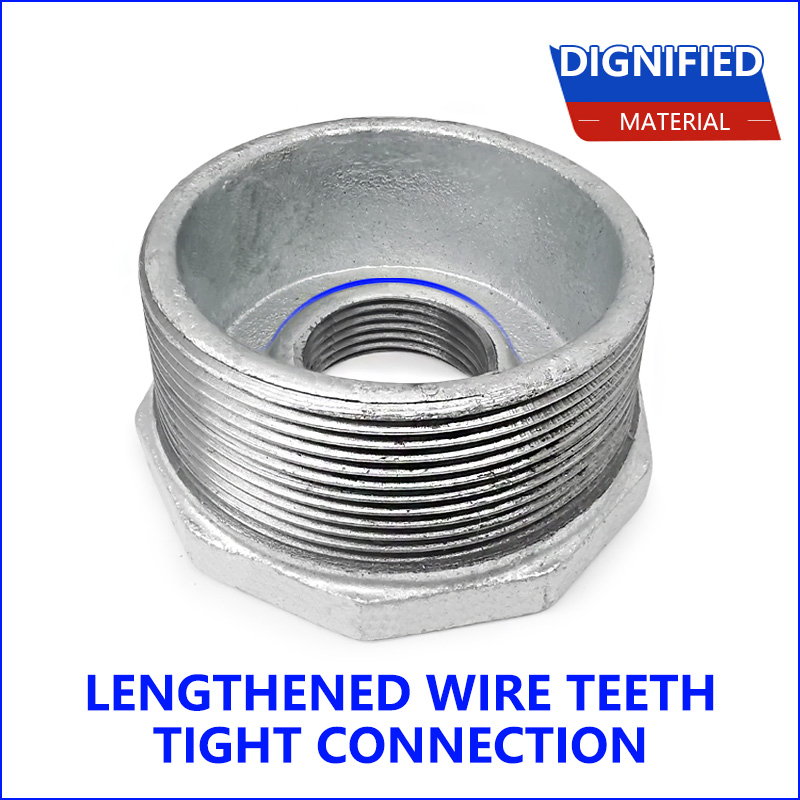 Wholesale Malleable Iron Pipe Fittings Hot DIP Galvanized 1-1/2'' Bushing