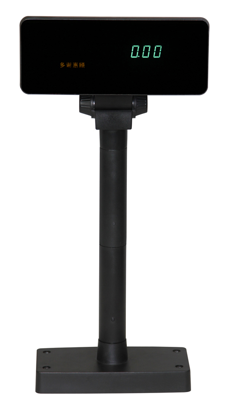 Black 2 Lines VFD Customer Display