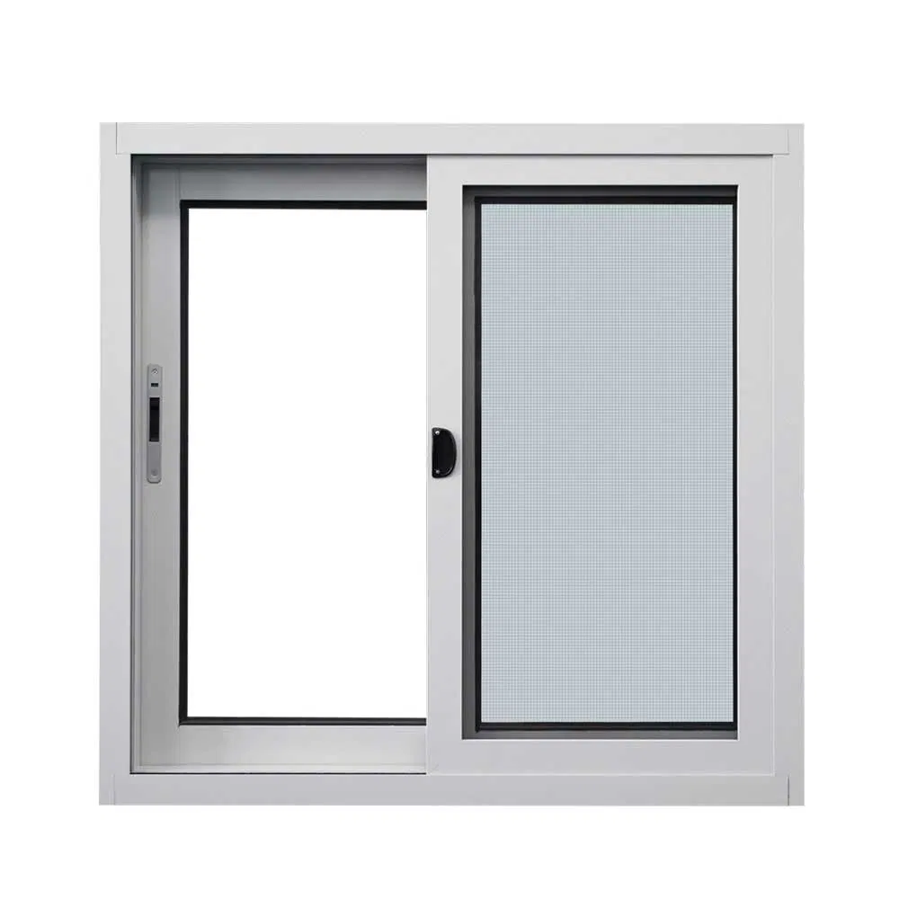 Easy Installation Double Tempered Glass Aluminium Alloy Sliding Window
