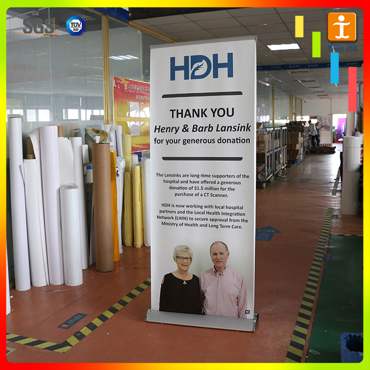 Aluminum Double Sides Roll-up Banner Stand