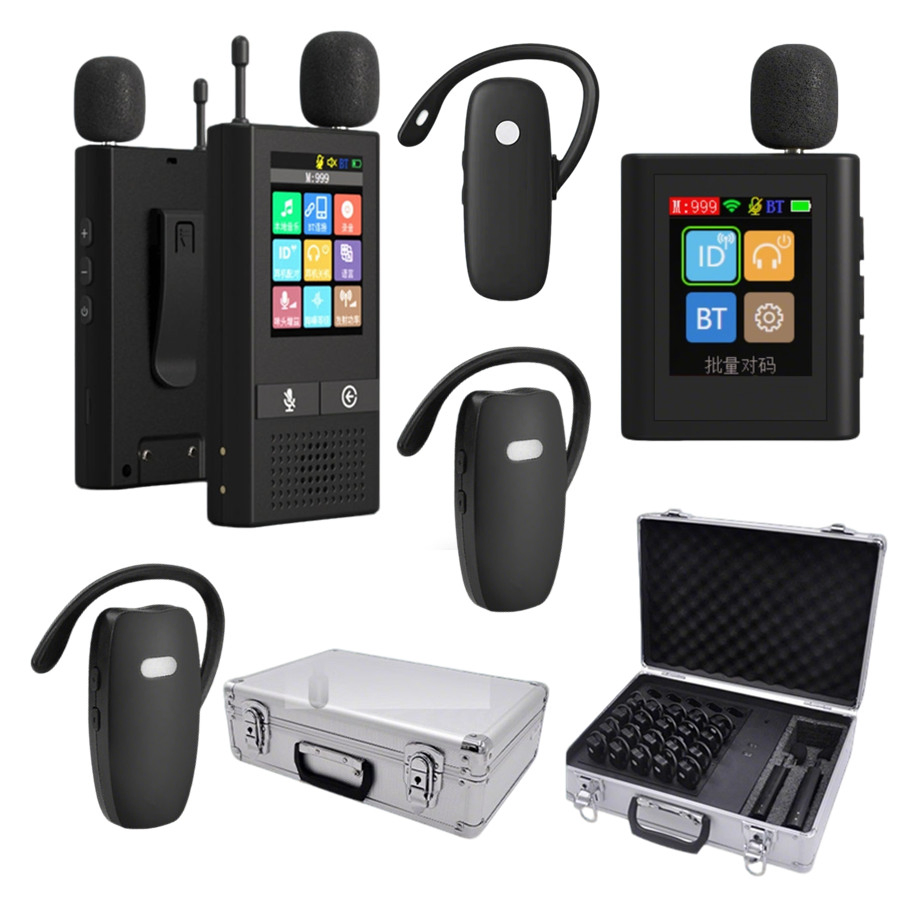Guide Group Conference Training Wireless Tour Guide System Can Be Used for Both