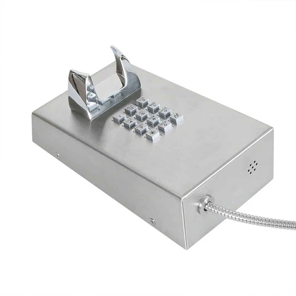 Vandal Resistant Stainless Steel Inmate Telephone with Volume Control