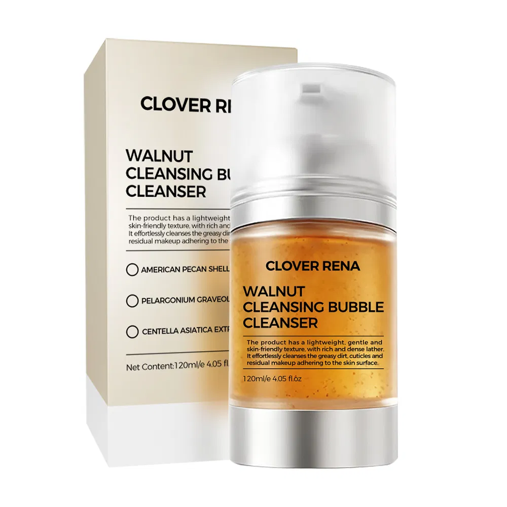 Cleanser Walnut Cleanser for Clogged Pores Gentle Daily Exfoliant for Smooth Skin Korean Skin Care Face Wash