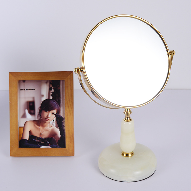 Smart Round Bathroom Mirror with 360-Degree Rotation Feature