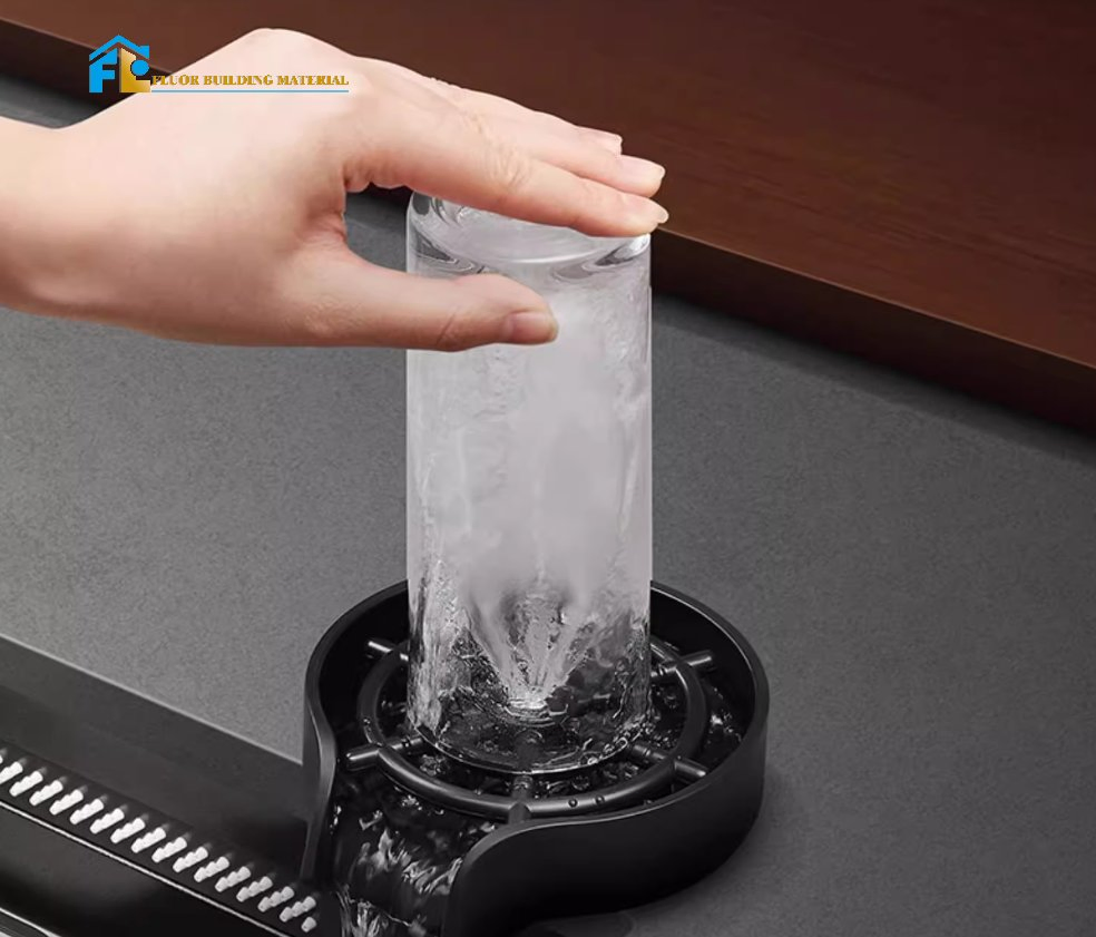 Fluor Wholesale Kitchen Basin Single Sink Faucet Set 304 Stainless Steel