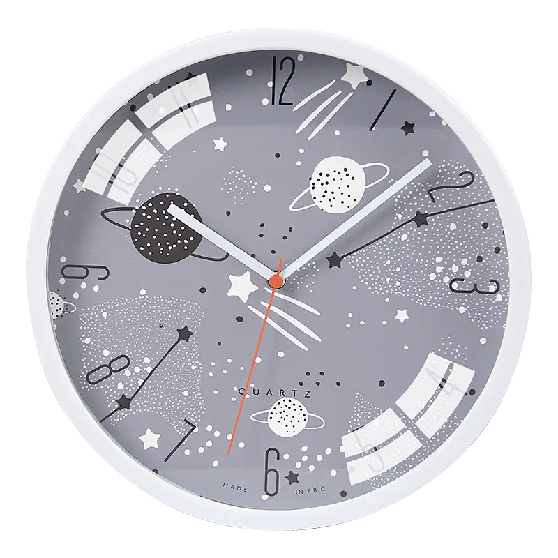 New Design Cute Cartoon Tiger Silent Digital LCD Display Plastic Kids Room Clocks Modern Custom Wall Clock for Living Room