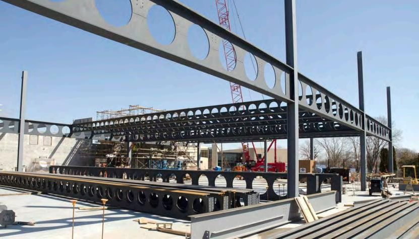 Durable Steel-Based Industrial Scaffolding Solutions\Accessible Steel Healthcare Facilities\Large Span Capabilities and Design Adaptability