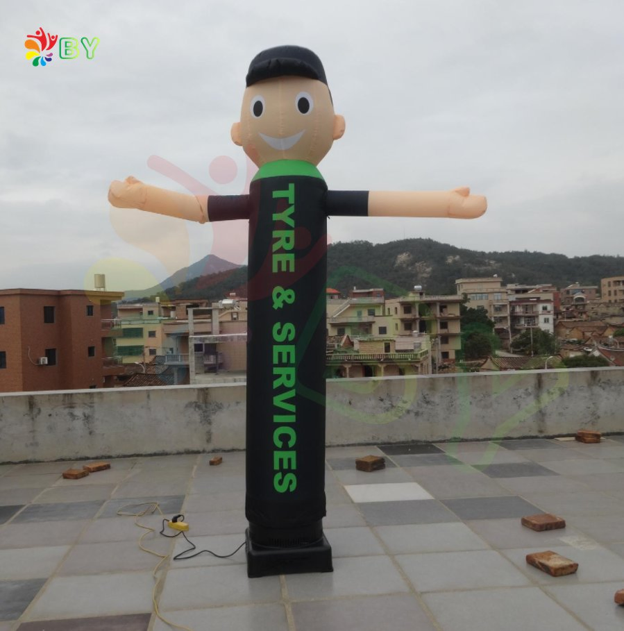 Boyan Custom Advertising One Legged Air Dancer Santa Mini Inflatable Dancer