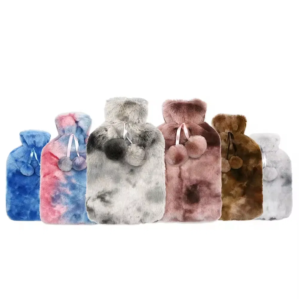 Hot Selling Plush Rubber Hand Warmer Hot Water Bottle Bag
