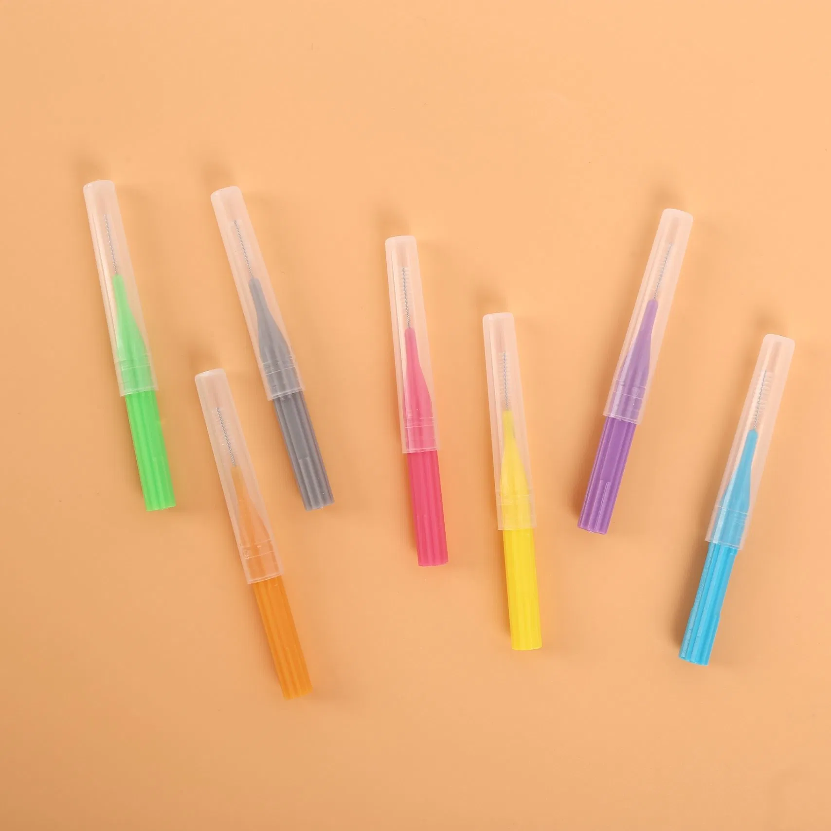 Disposable Interdental Toothpicks Brushes Ergonomic Fits Teeth Brushes Cleaning Dental Brush