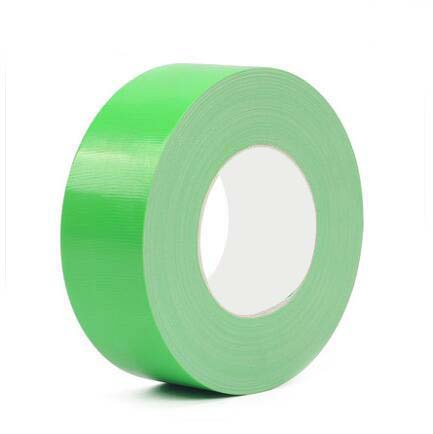 Packing BOPP Double Sided Printed Durable Polyester Adhesive Cloth Green Duct Tape
