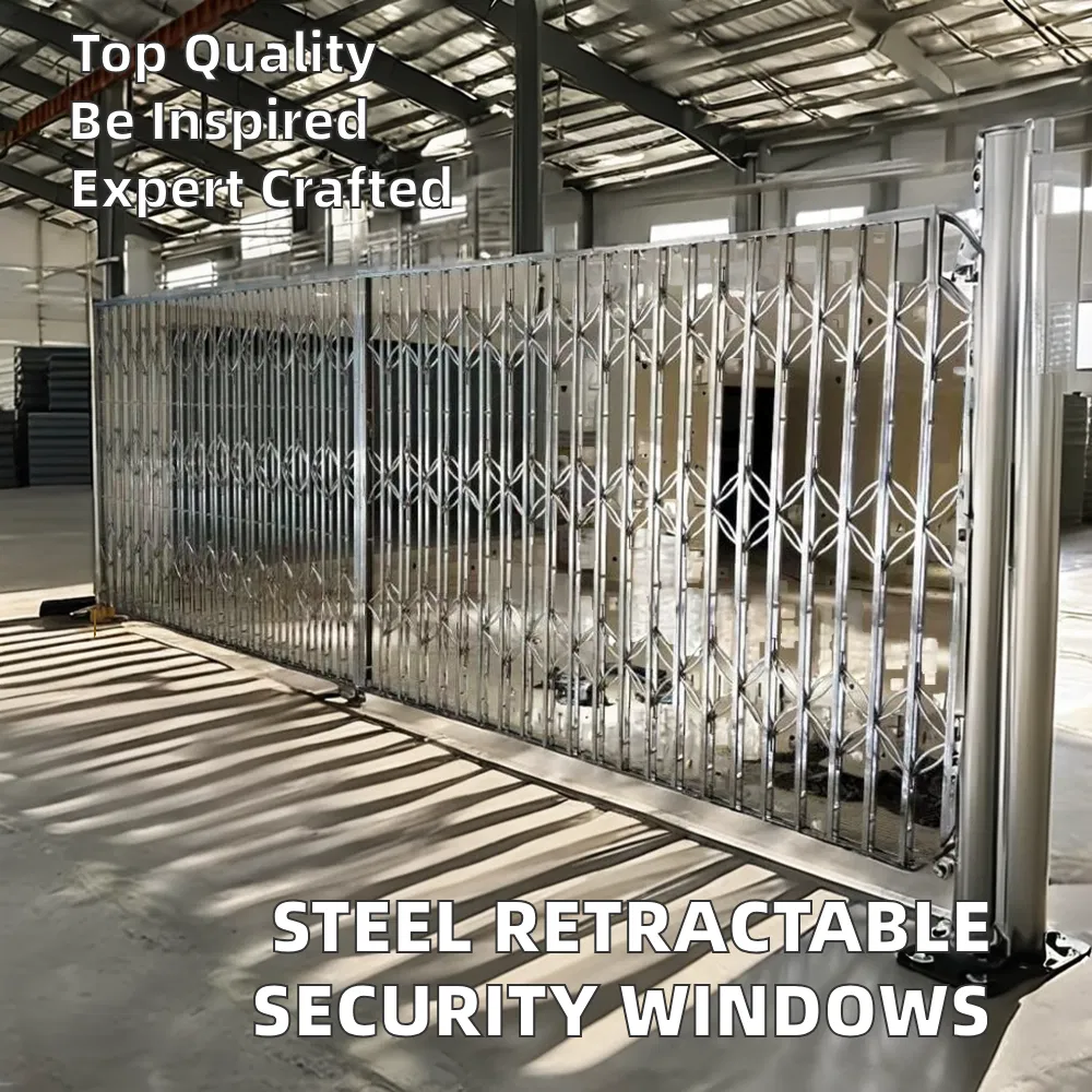 Modern Stainless Steel & Aluminium Security Grills & Bars Burglar-Proof Sliding Windows & Doors Automatic Folding Open Style