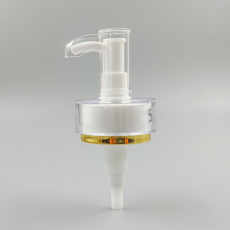 Special Oil Cream Pump with Gold Line Factory Sales for Cosmetic Cream