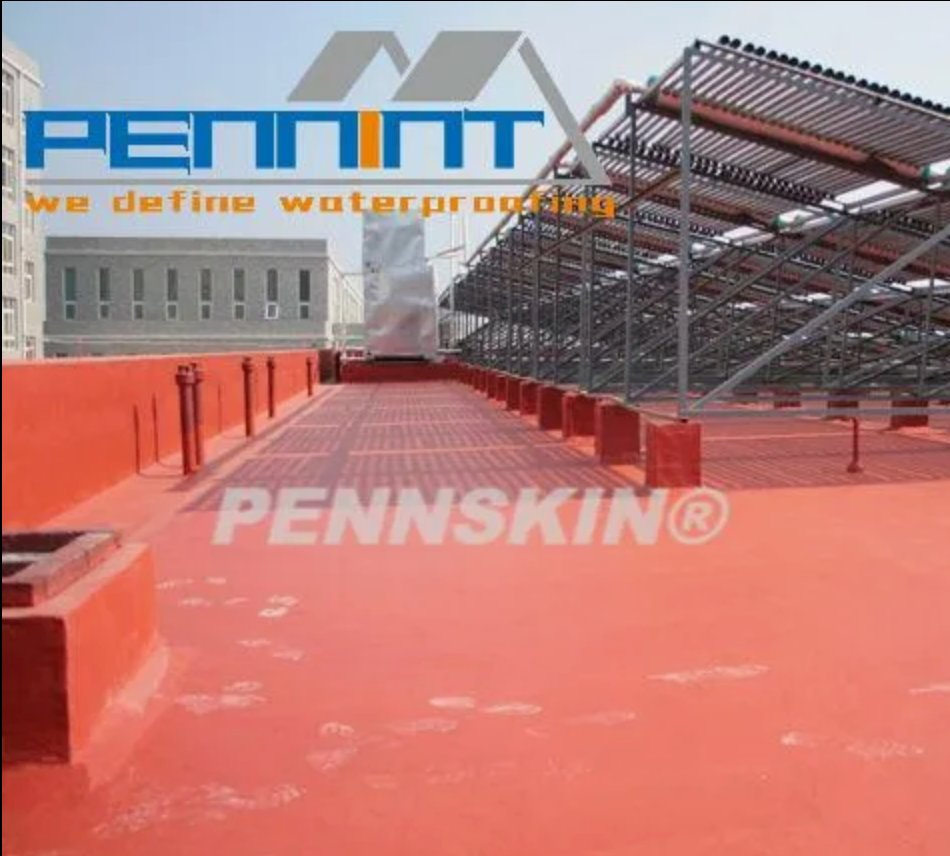 Liquid Applied Waterproofing Pennskin Polyurethane Waterproof Coating Single Component CE